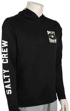 Salty Crew Tight Lines Surf Hoody - Black - New
