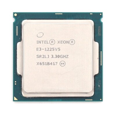 Intel Xeon E3-1225 V5 3.30GHz Quad-Core 8MB LGA 1151 Processor P/N: SR2LJ Tested