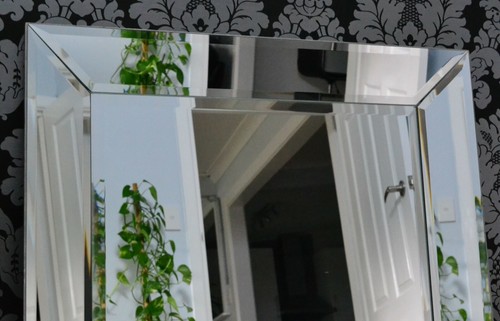 Silver Mirror on Mirror 120cm x 90cm - Picture 2 of 5