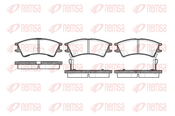 Remsa BremsbeläGe Bremsbelegsatz Vorne Passend FüR Hyundai Atos-image