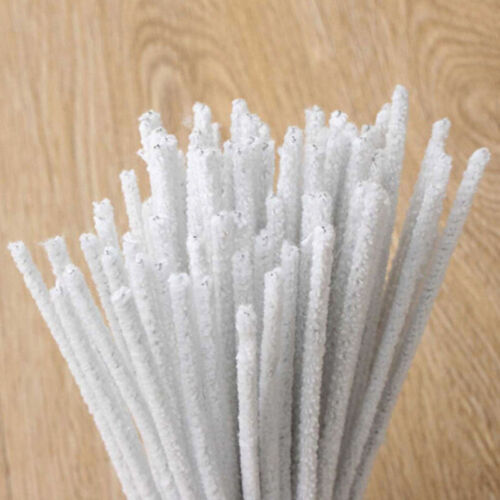 Pipe Cleaning Rod Tool Cotton Metal Cleaner Stick Convenient 50pcs - Picture 1 of 10