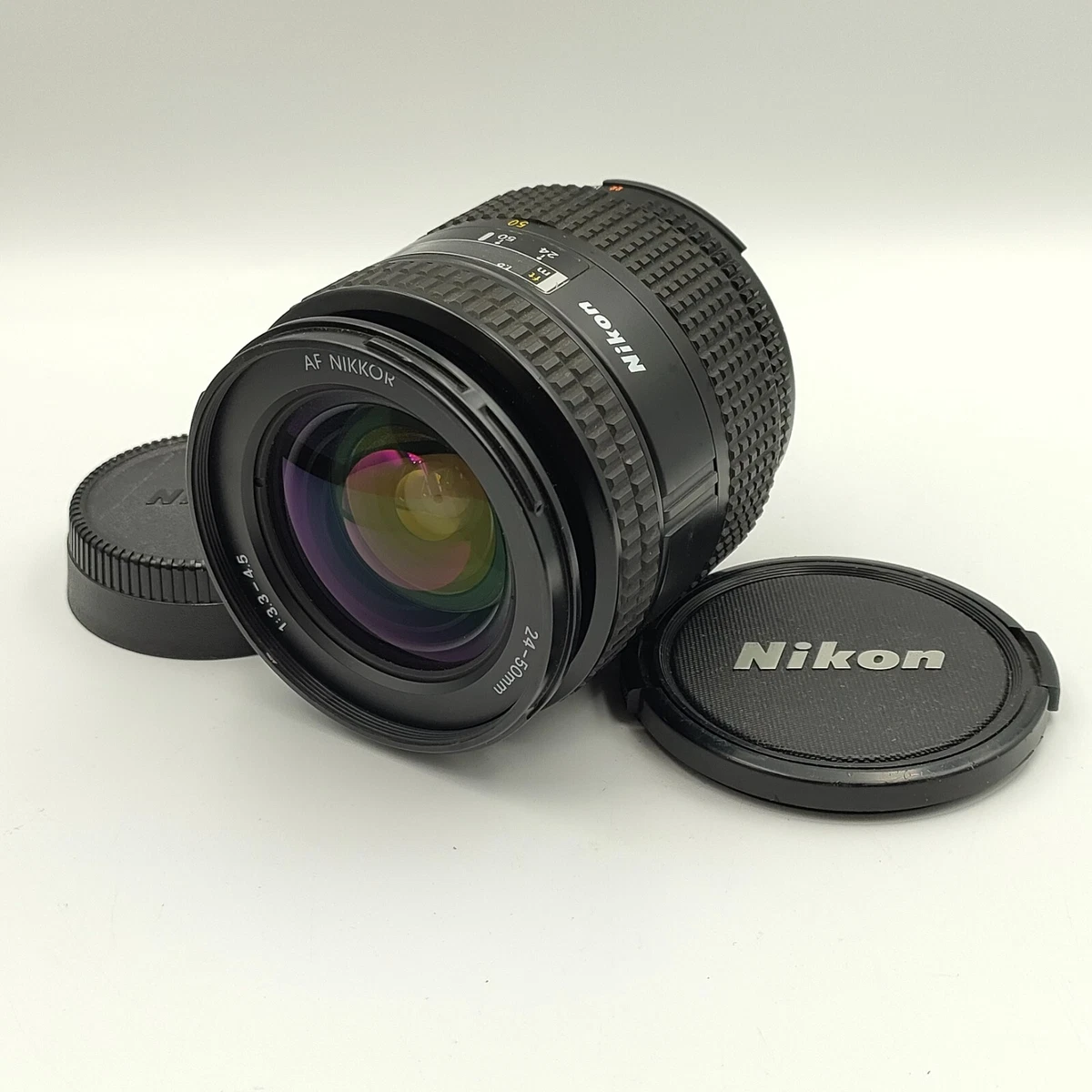 Nikon AF Nikkor 24-50mm f/3.3-4.5 Zoom Lens for F Mount w/ Caps - GOOD