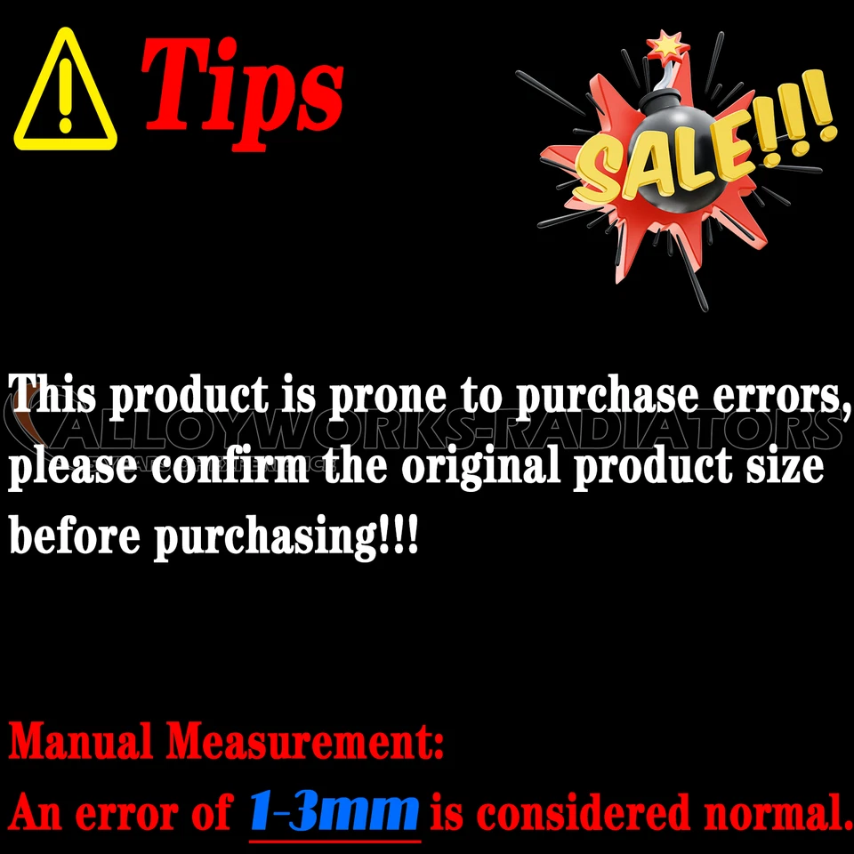 3 Row Radiator Shroud Fan For 1999-03 Dodge Ram 1500 Van Truck 84-94 B150 B250 - Image 3 of 4