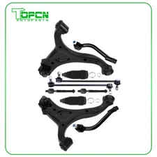 10x Front Lower Control Arm Sway Bar Tie Rod End For 2007-2012 Hyundai Santa Fe