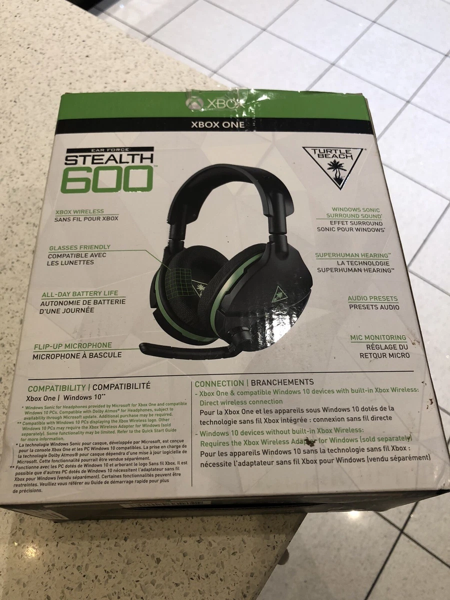 Turtle Beach Stealth 600 Black Green Headset for Microsoft Xbox