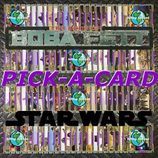 STAR WARS THE BOOK OF BOBA FETT SEASON 1 PICK-A-CARD PURPLE PARALLEL 1-100 TOPPS