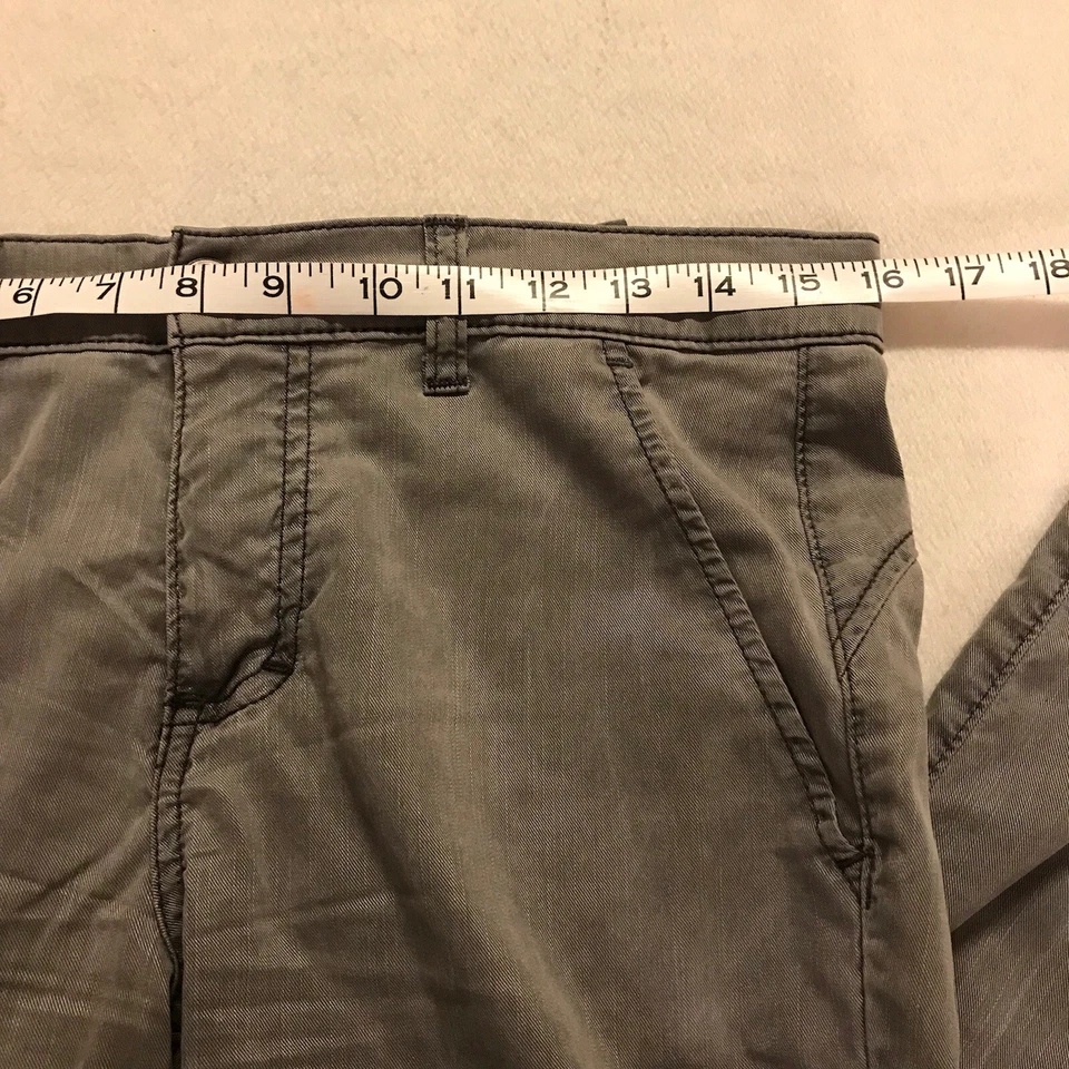 Pantalones chinos al tobillo SIWY Fiona gris lavado súper natural talla 27 Foto 4 de 4