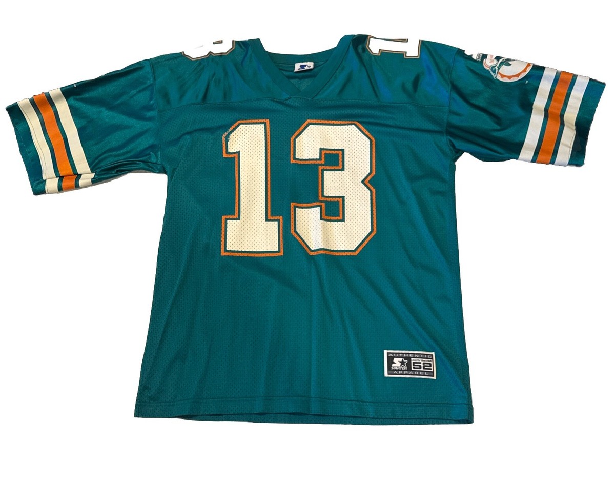 Vintage 1998 Starter Miami Dolphins #13 Dan Marino Jersey 52