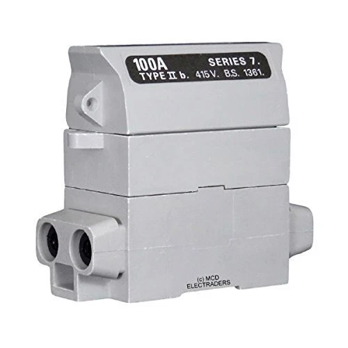 Henley 54132-04 House Service Cut Out Fuse Carrier & Base 100AMP Rated