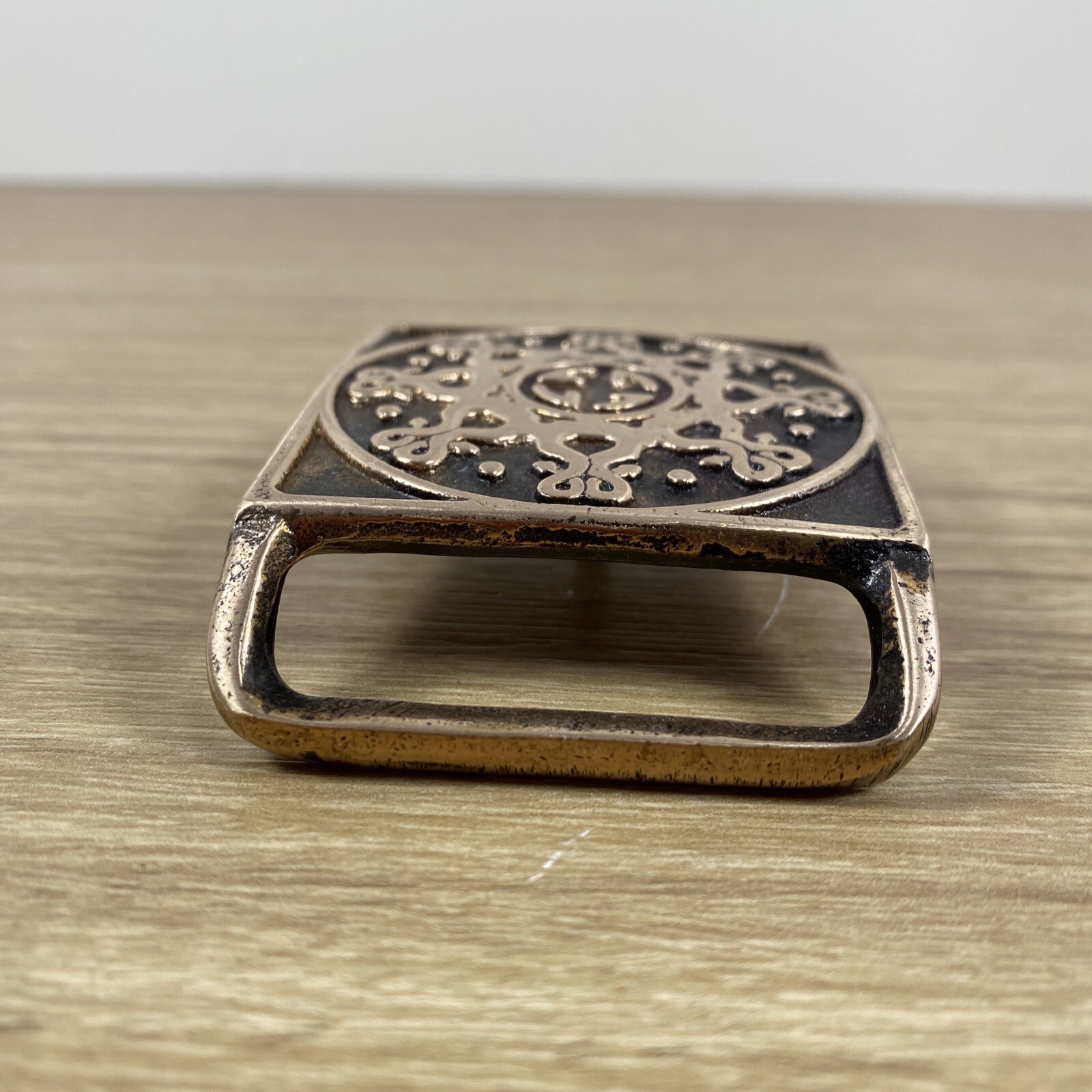 Vintage Tech Ether Guild MANDALA Solid Brass Belt… - image 9