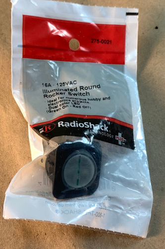 Radio Shack 275-690A SPST interruttore a dondolo resistente 6 A @ 125 VAC