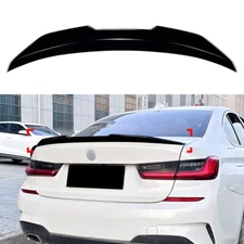 For 19-24 BMW G20 3 Series 330i G80 M3 PSM Style Gloss Black Trunk Spoiler Wing