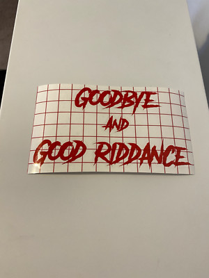 Juice Wrld Goodbye and Good Riddance Car Decal (RED)