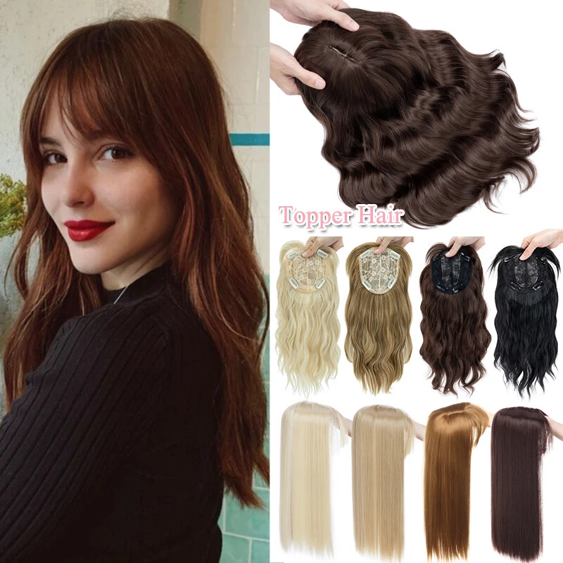 Hair topper with on sale bangs