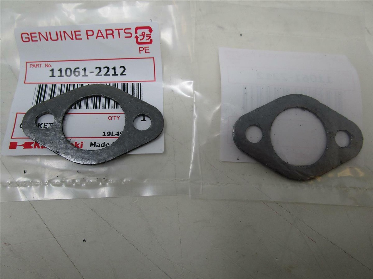 2 Genuine Kawasaki 11061-2212 Muffler Gasket for FJ180V Toro