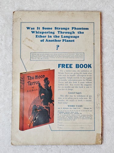 Weird Tales Pulp Magazine Feb 1934 VG Brundage Sapphire Goddess Robert E. Howard - Picture 9 of 24