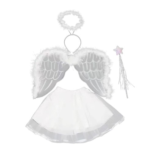 Angel Costume for Girls Child Lovely Kids Cosplay Outfit - Picture 10 of 12