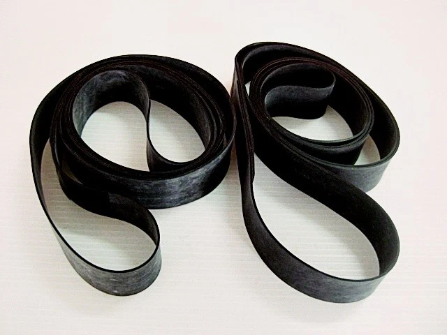 Fit SUZUKI TM400M CYCLONE 1975 F&R WHEEL RIM TAPE RUBBER SET  Pcs. GENUINE [mi] - Image 4 of 4