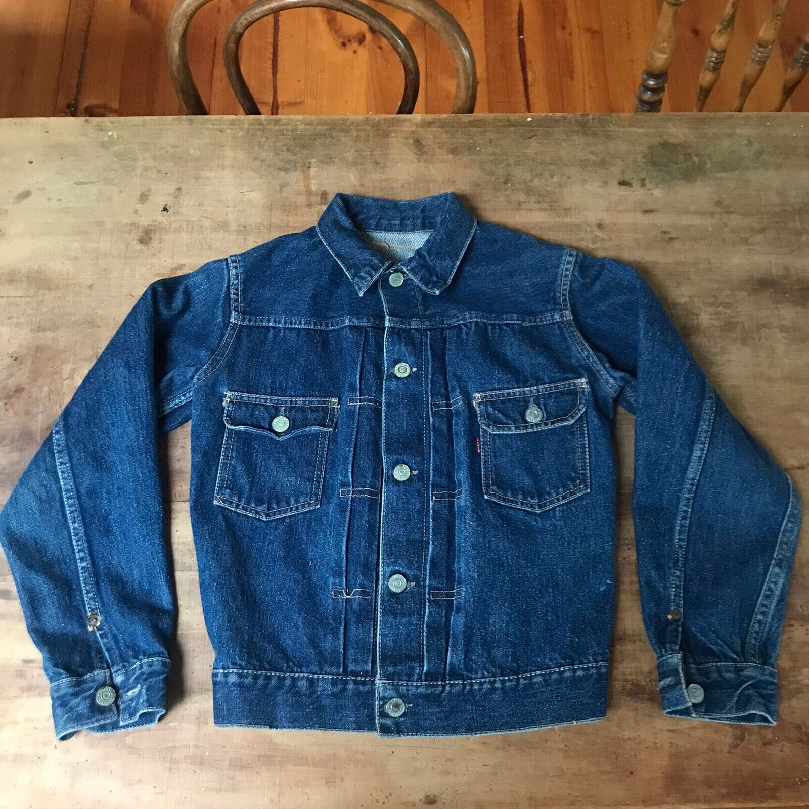 Vintage Levis Big E Type II Denim Levis Jeans Jacket Medium 