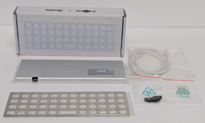 MASSDROP X OLKB-48 PLANCK MECHANICAL KEYBOARD KIT, SILVER CASE, MX 