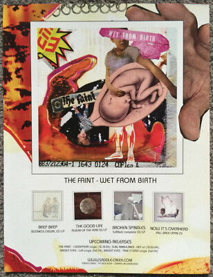 THE FAINT - WET FROM BIRTH 2004 Full page USA magazine ad SADDLE CREEK