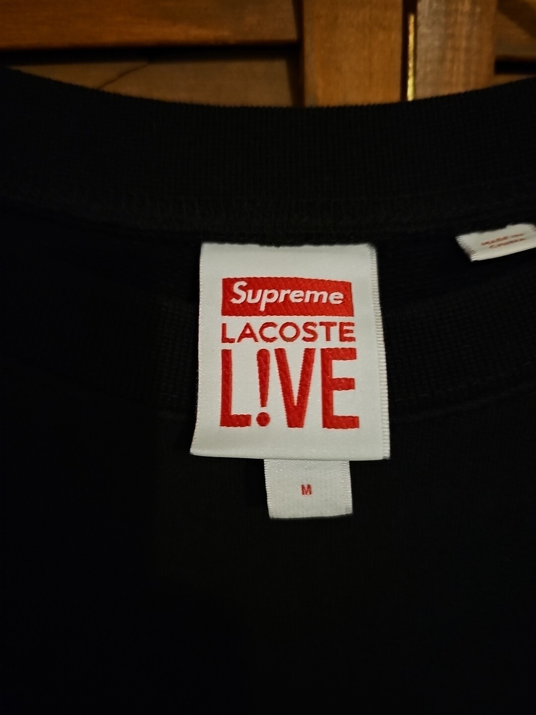 Supreme X Lacoste L!ve Crewneck Size Medium Rare 🔥 image 2