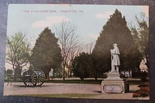 vtg postcard Park at Soldiers Home Hampton VA Photo & Art Card Co unposted