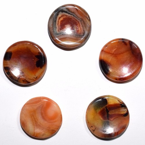 40mm Red Orange Carnelian Agate Stand Natural Gemstone Crystal Mineral - India - Picture 3 of 6