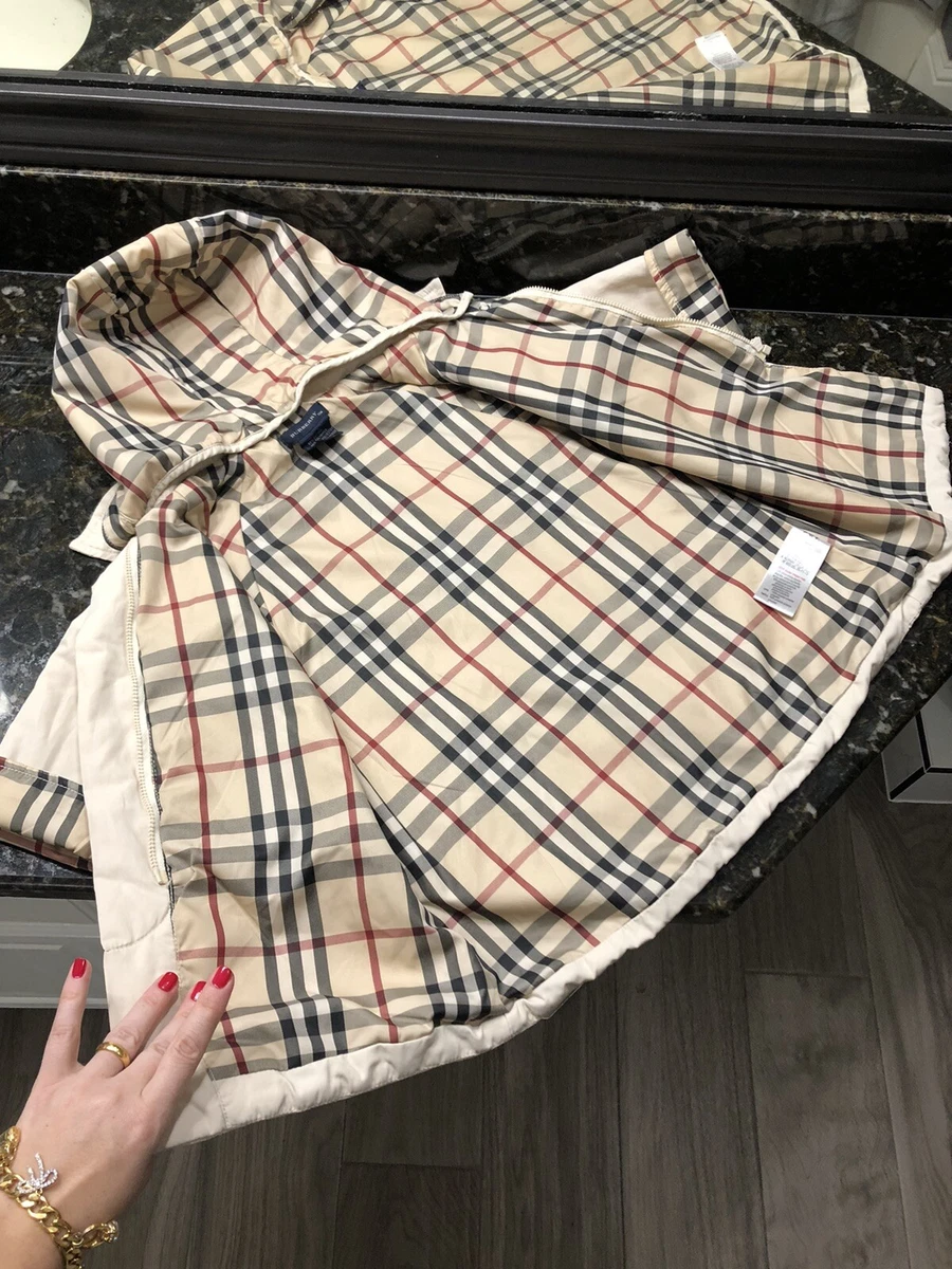 Burberry coat baby best sale girl