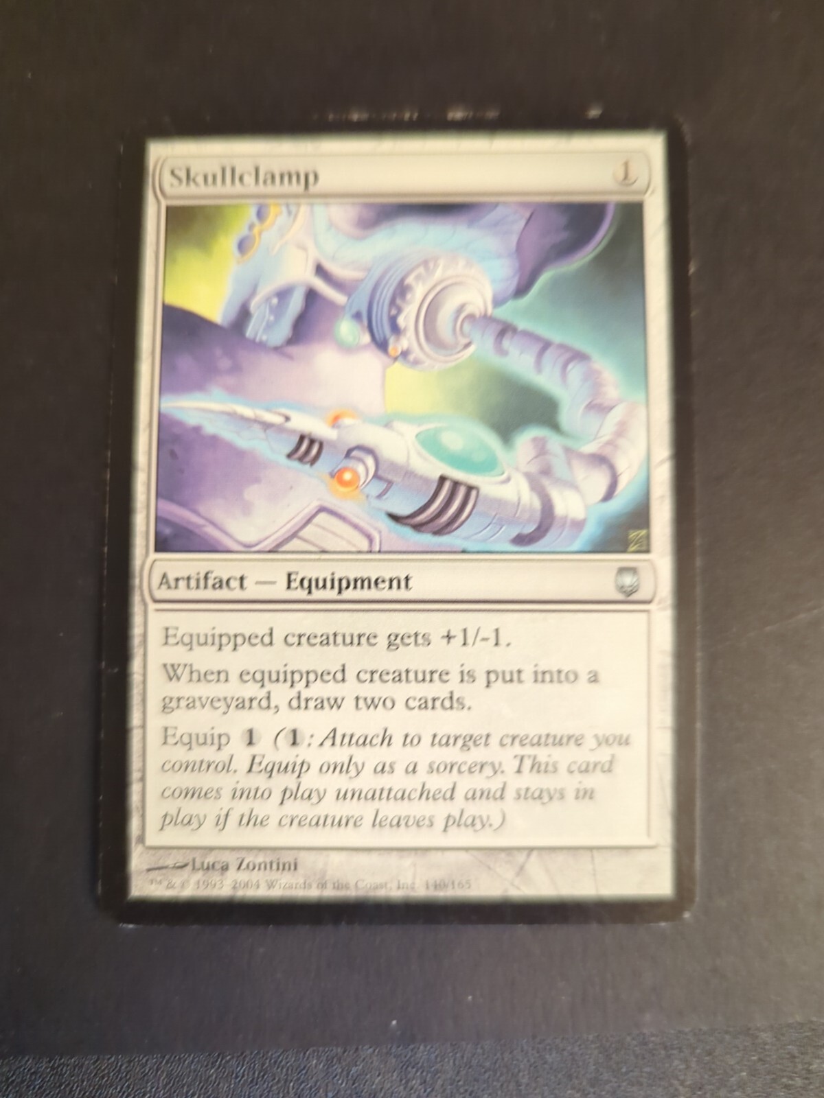 MTG Skullclamp Darksteel 140/165 Regular Uncommon LP