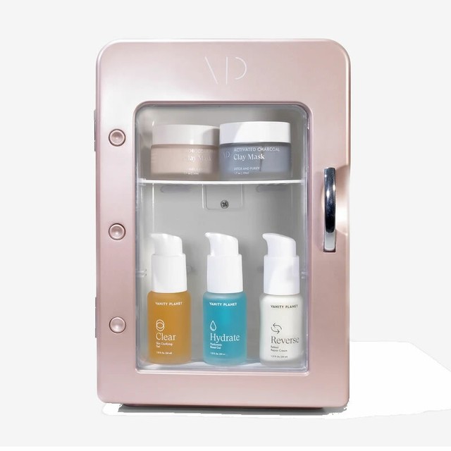 Vanity Fria All Skincare Fridge Rose Gold eBay