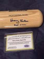Harry Kalas Auto Rawlings Big Stick Bat w/ Elite COA Philadelphia Phillies HOF