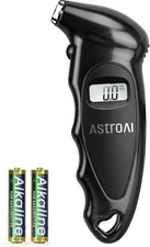 Astroai Digital Tire Pressure Gauge with Replaceable AAA Batteries, 150 PSI 4 Se