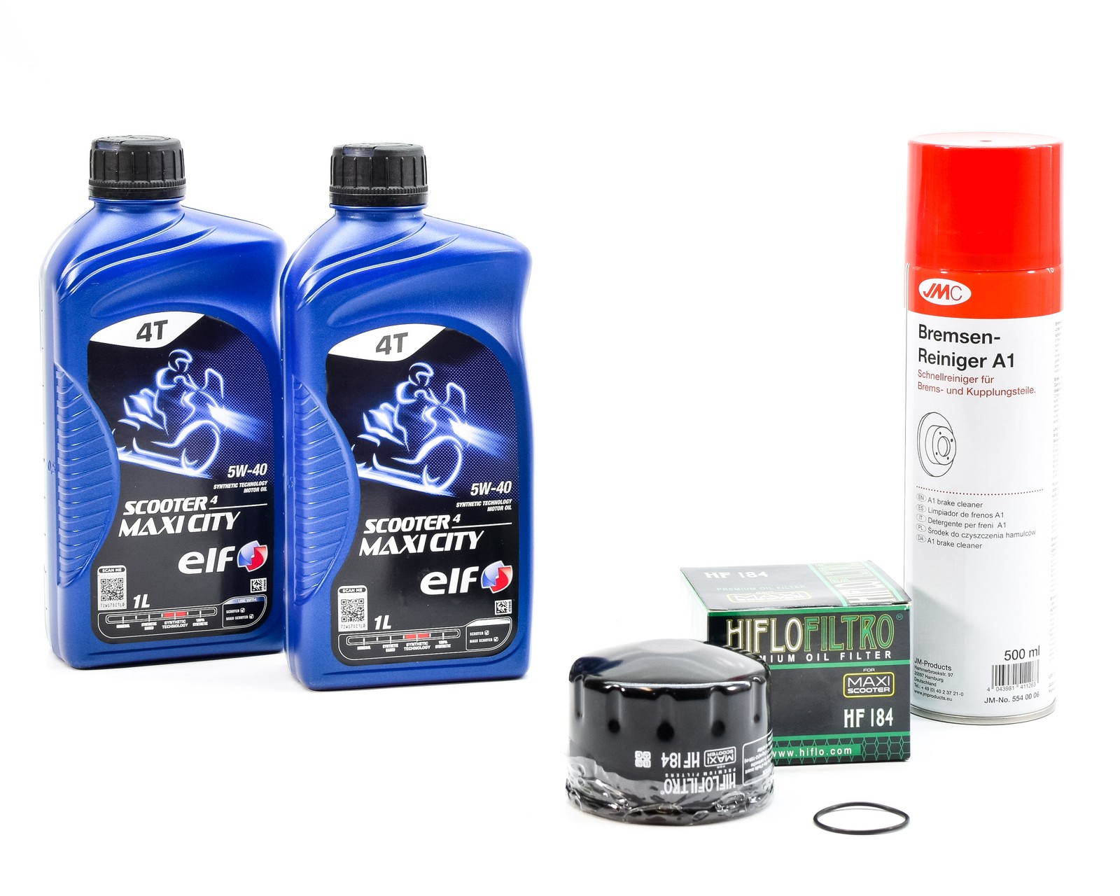Kit vidange Piaggio X8 400 2007-2008 avec huile Elf Scooter 4 5W40 et filtre