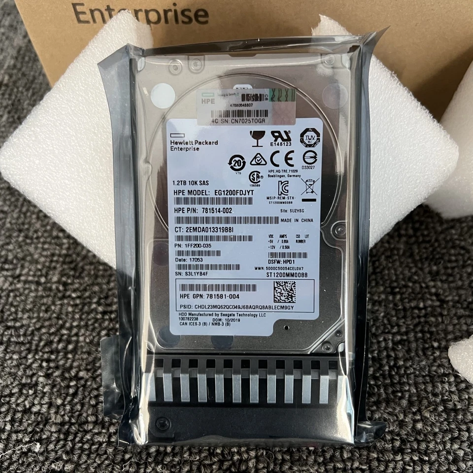 J9F48A 787648-001HPE FOR MSA 1.2TB 10K 12G 2.5 SAS DUAL PORT HDD HARD DRIVE - Image 2 of 4