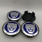 4 X GENUINE JAGUAR 58mm X S Type E F I Pace XK XF XE XJ BLACK WHEEL CENTRE CAP