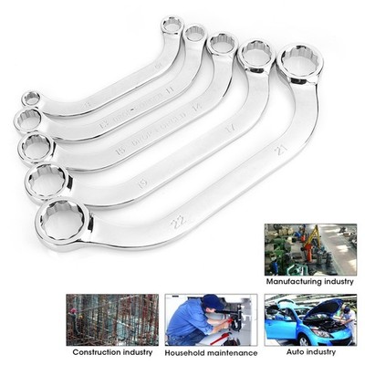 5x/Set Double End Wrench Multifunction 45 Steel Dodecagon Combination C Spa SET