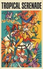 Enchanted Tiki Room Tropical Serenade Disneyland Bird Poster GLOSSY 11X17
