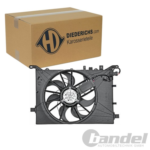 Diederichs LÜFter MotorkÜHlung 420Mm 270W Passend FüR Volvo S60 S80 V70 XC70-image