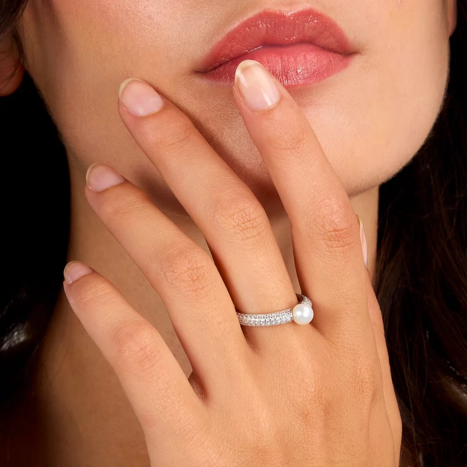 Anello donna gioielli Morellato linea Perla SXU50 argento 925 perla natur mis 16 - Immagine 3 di 4