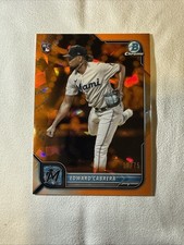 Edward Cabrera 2022 Bowman Chrome Sapphire ORANGE REF RC 10/75