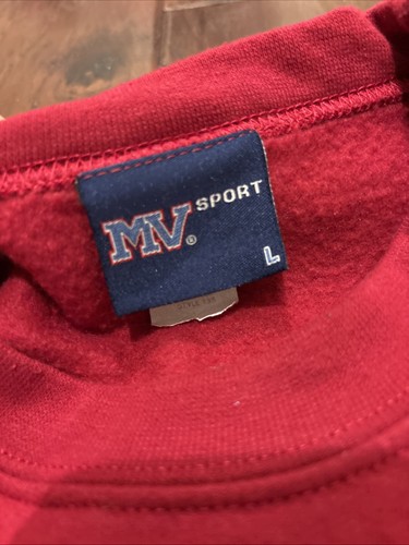 Alabama Crimson Tide "BAMA" MV Deportes Adulto Grande Carmesí Sudadera Pullover - Imagen 6 de 9