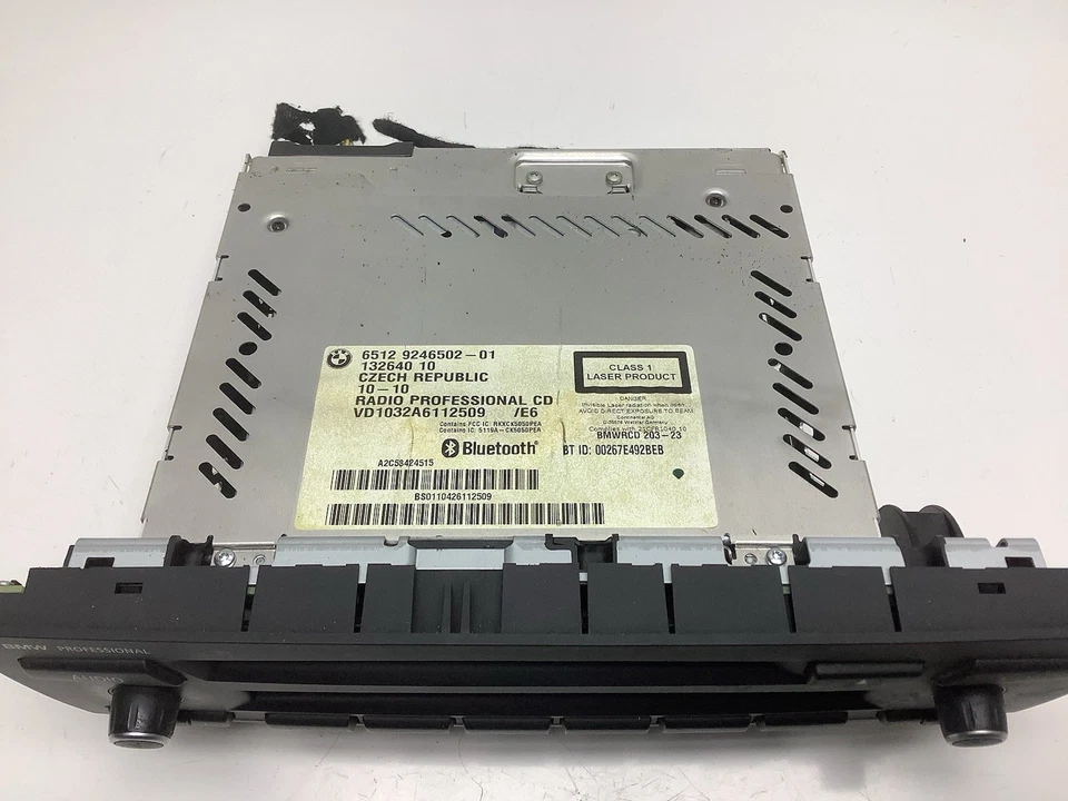 BMW E88 E8X E90 E84 1 3 SERIES PROFESSIONAL RADIO CD PLAYER BLUETOOTH 9246502 - Image 3 of 4