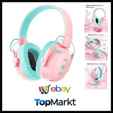 Doohoeek Bluetooth Gehörschutz für Kinder, Bluetooth 6.0 Kopfhörer mit 85dB L...