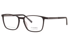Morel Lightec 30193L SP02 Eyeglasses Men's Black/Silver Optical Frame 57mm