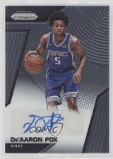 2017-18 Panini Prizm Rookie Signatures De'Aaron Fox #RS-DF Auto 0c3