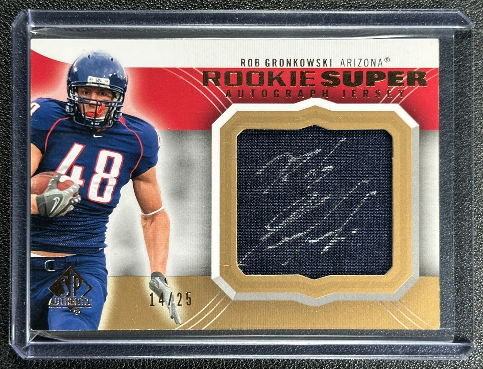 Rob Gronkowski SP Authentic Rookie Super Jersey Autograph #RG Base
