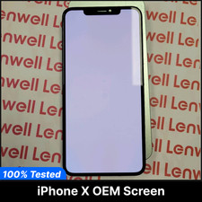 Original OEM Used iPhone X LCD Touch Screen Replacement Digitizer "Grade BC"