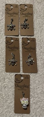 Bead Landing Charms Lot of 5 - Skeleton