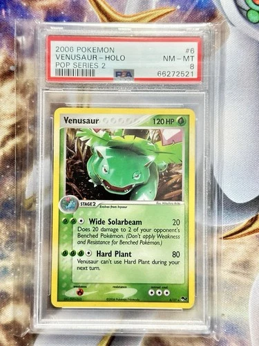 Pokemon Pop Series 2 Venusaur Holo 2006 PSA 8 NM-MT